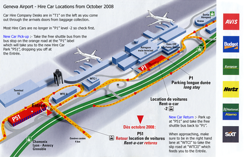  Geneva Airport Car Hire Car Parks 